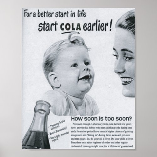 COLA START EARLY POSTER