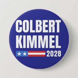 Colbert - Kimmel 2028 Button