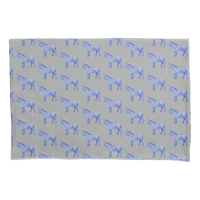 Colby College Mules Pillow Case (Front)