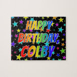 [ Thumbnail: "Colby" First Name, Fun "Happy Birthday" Jigsaw Puzzle ]