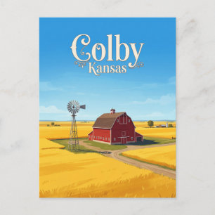 Colby Kansas Postcard