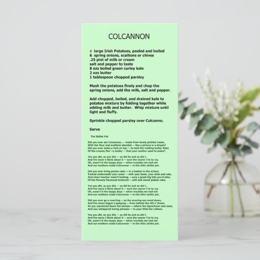 Colcannon Green The MUSEUM Zazzle Gifts (Standing Front)