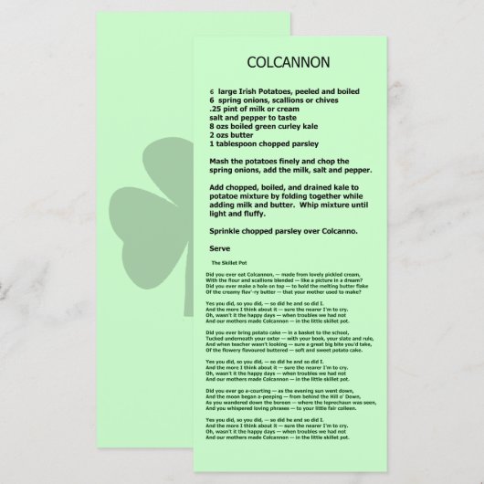Colcannon Green The MUSEUM Zazzle Gifts (Front/Back)