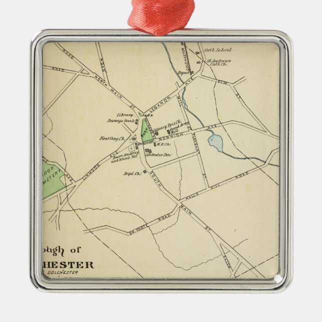 Colchester, Baltic Metal Ornament (Front)
