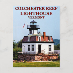 Colchester Reef Lighthouse, Vermont Postcard