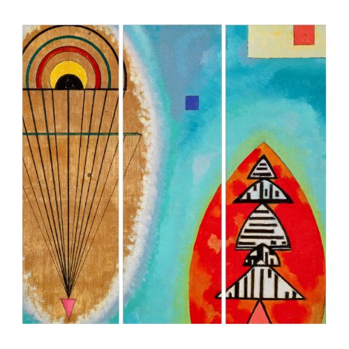 Cold 1929 by Wassily Kandinsky Triptych