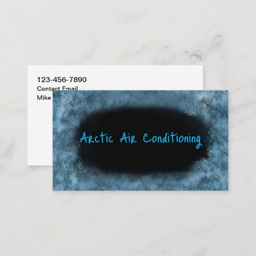 Cold Air Conditioning Business Cards