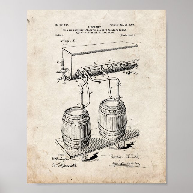 Cold-air-pressure Apparatus For Beer Or Other Flui Poster (Front)