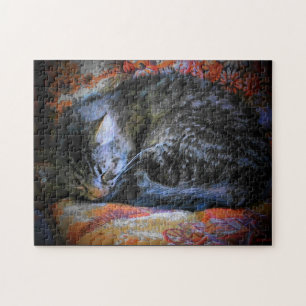 Cold and curled up jigsaw puzzle