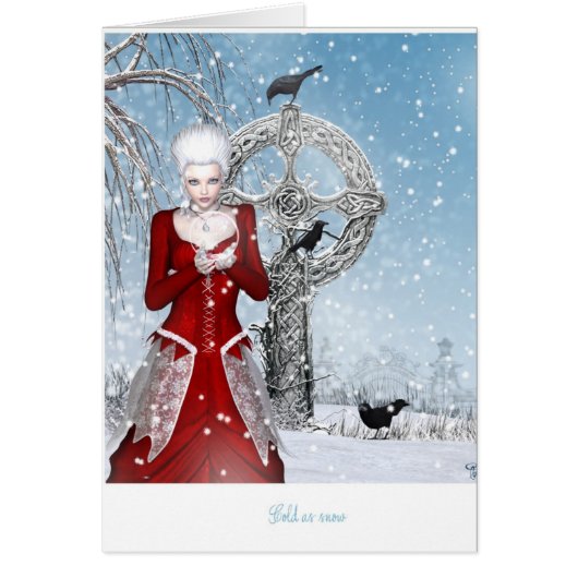 Cold as snow cards (Front)