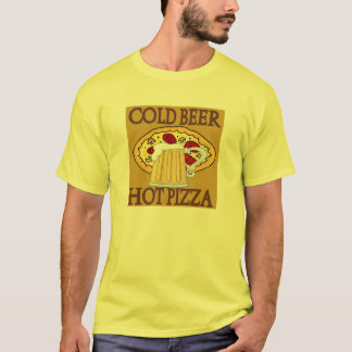 Cold Beer, Hot Pizza T-Shirt