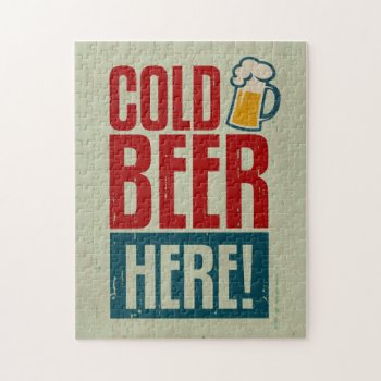 Cold Beer Jigsaw Puzzle by CaptainScratch at Zazzle