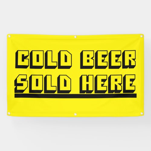 COLD BEER SOLD HERE_Y BANNER