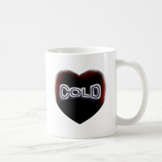 Cold Black Heart Coffee Mug