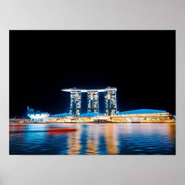 Cold Bloom — Lights of Singapore Poster (Front)