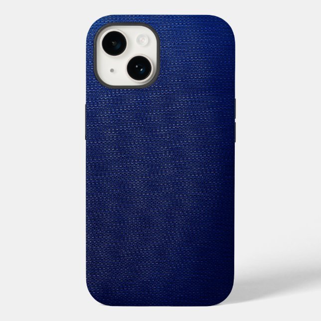 Cold Blue Mesh Case-Mate iPhone Case (Back)