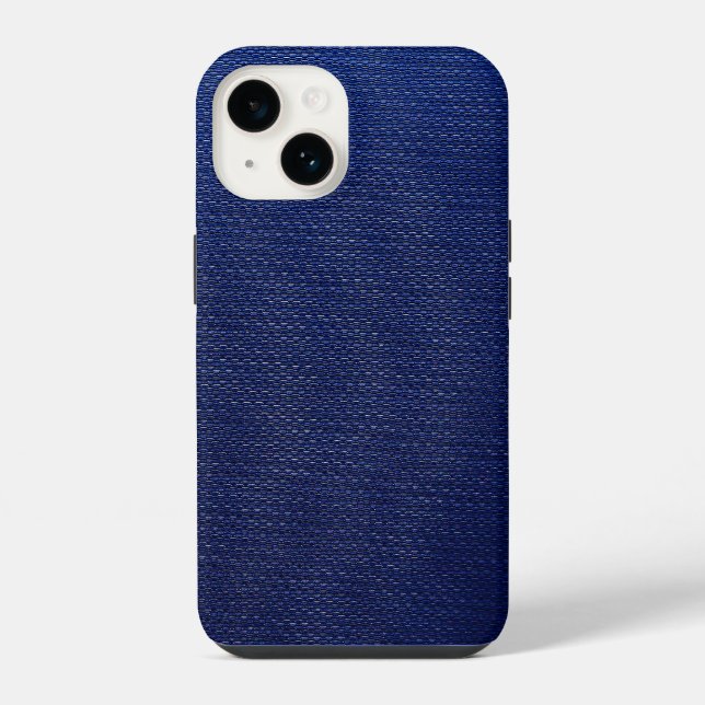 Cold Blue Mesh Iphone Case (Back)