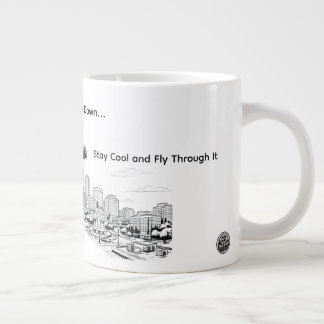 Cold Brew Cruiser – When Life Melts Down Stay Cool Giant Coffee Mug