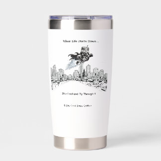 Cold Brew Cruiser – When Life Melts Down Stay Cool Insulated Tumbler