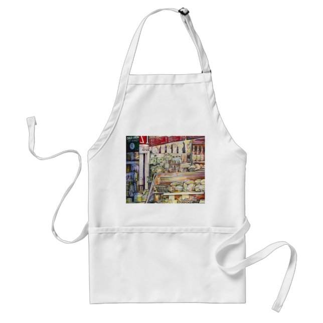 Cold Brew in a Hot Deli Adult Apron (Front)