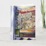 Cold Brew in a Hot Deli Holiday Card