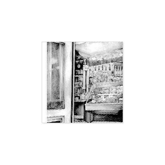 Cold Brew in a Hot Deli Rubber Stamp (Imprint)