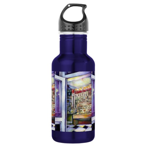 Cold Brew in a Hot Deli Stainless Steel Water Bottle