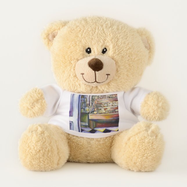 Cold Brew in a Hot Deli Teddy Bear (Front)