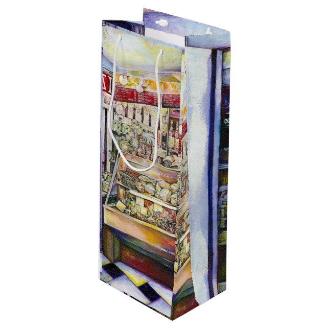 Cold Brew in a Hot Deli Wine Gift Bag (Front Angled)