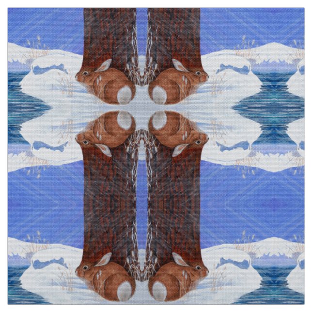 Cold Bunny ~ BRRR! Fabric (Swatch)
