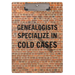 Cold Cases Clipboard