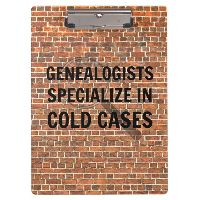 Cold Cases Clipboard | Zazzle
