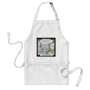 Cold Clean Hands W/Guns Funny Gifts & Tees Adult Apron