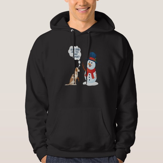 cold cold snow ice snowman snowball cold winter  1 hoodie (Front)