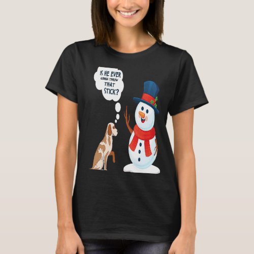 cold cold snow ice snowman snowball cold winter T_Shirt