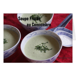 Cold Cucumber Soup Cards