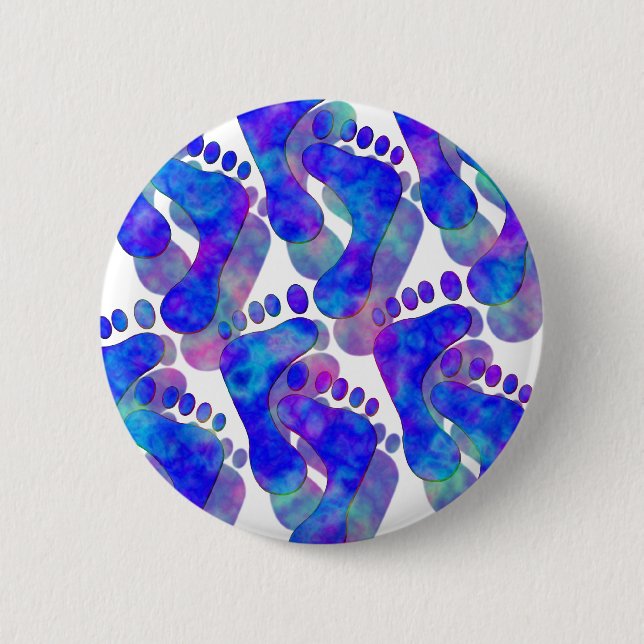 Cold Feet Pinback Button (Front)