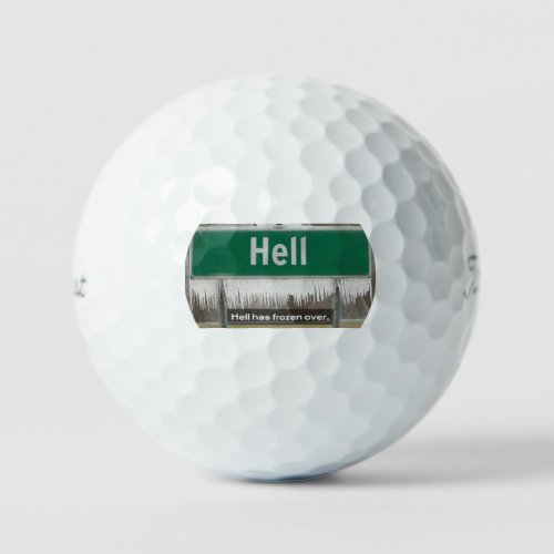 Cold Golf Balls