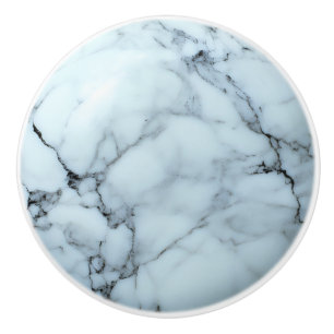 Cold Gray Marble Pattern Ceramic Knob
