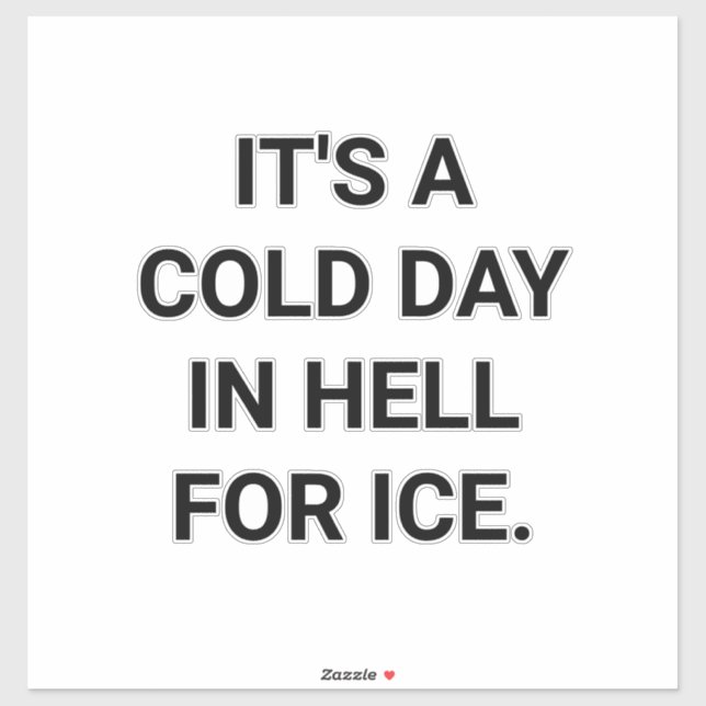 COLD HELL FOR ICE Hankamer Artjunkhaus Peace Love Sticker (Sheet)