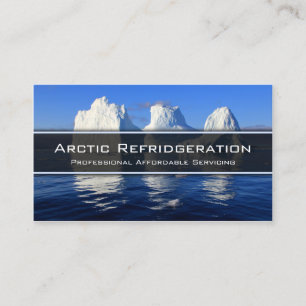 Cold, Ice, Air Conditioning - Business Card