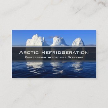 Cold  Ice  Air Conditioning - Business Card by ImageAustralia at Zazzle