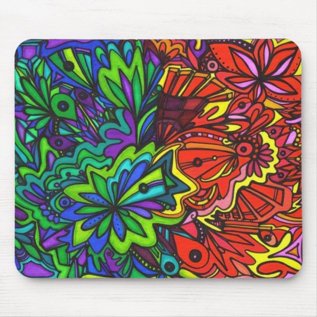 Cold into Hot Mousepad (Front)