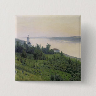 Cold Landscape, 1889 Pinback Button