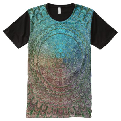 Cold Metal Flower Mandala All-Over-Print Shirt