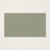 Cold Moss Muted Neutral Earthtone Green Color (Back)