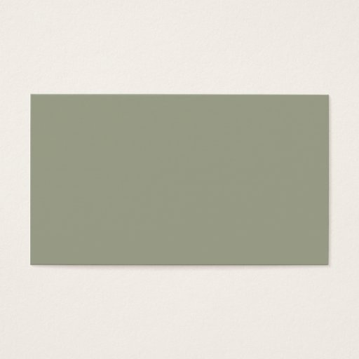 Customizable Cold Moss Muted Neutral Earthtone Green Color Business Card Template