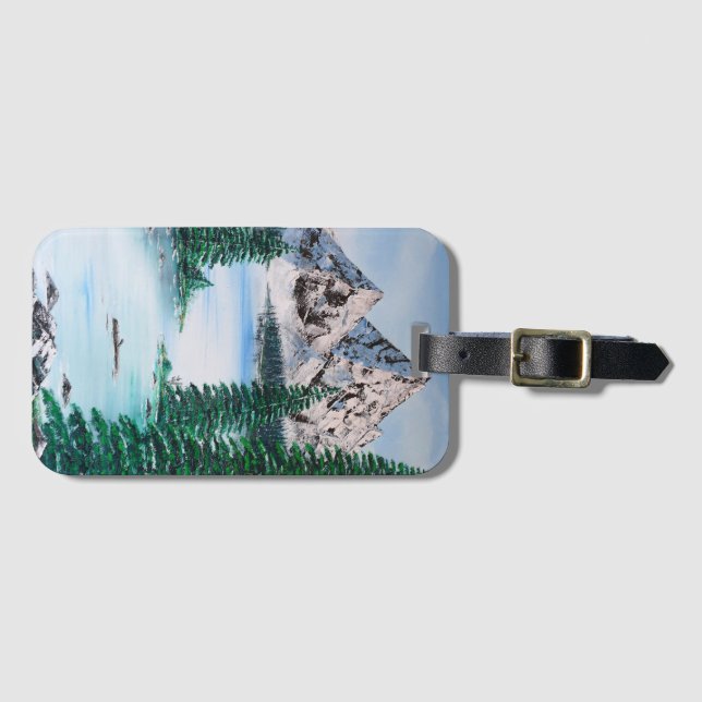 Cold Mountain Luggage Tag (Front Horizontal)