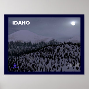 Cold Night In Idaho Poster