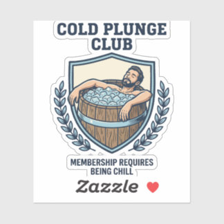 Cold Plunge Club Sticker